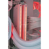 ALTERNATE Custom PC Series • iCUE Red Ice Madness Gaming-PC, PC gaming Blanc/transparent