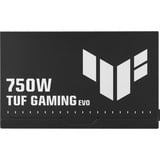 ASUS TUF-GAMING-750B-EVO alimentation modulaire 750 watt Noir, 3x PCIe