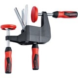 BESSEY serre-joint de réglage de cadre de porte TFM-2K Noir/Rouge