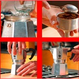 Bialetti Moka Express 0,23 L Aluminium, Machine à expresso Argent, 0,23 L, Aluminium, 4 tasses, Aluminium, Moka Express, CE