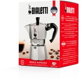 Bialetti Moka Express 0,23 L Aluminium, Machine à expresso Argent, 0,23 L, Aluminium, 4 tasses, Aluminium, Moka Express, CE