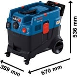 Bosch GAS 12-40 MA, Aspirateur sec/humide Bleu/Noir