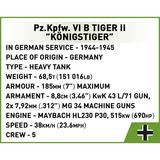 COBI Pz.Kpfw. VI B Tiger II Königstiger, Jouets de construction 