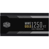 Cooler Master MWE 1250 V2 Black alimentation  modulaire 1250 watt Noir, 1x 12V-2x6, 3x PCIe