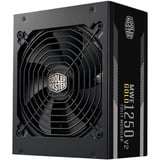 Cooler Master MWE 1250 V2 Black alimentation  modulaire 1250 watt Noir, 1x 12V-2x6, 3x PCIe