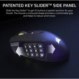 Corsair Scimitar Elite Wireless SE MMO, Souris gaming Gunmetal, 33 000 dpi, LED RGB