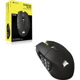 Corsair Scimitar Elite Wireless SE MMO, Souris gaming Gunmetal, 33 000 dpi, LED RGB
