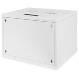 Digitus Boîtiers muraux SOHO, non montés - 540 x 400 mm (lxp), Armoire informatique Gris clair, non montés - 540 x 400 mm (lxp), Rack monté sur le mur, 7U, 60 kg, Rails de rack, Gris