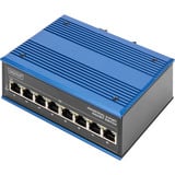 Digitus Ethernet Gigabit 8 ports, Switch Bleu