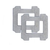 ECOVACS W-CC02-0005 Accessoire et fourniture pour aspirateur Housse pour balai à franges Aspirateur robot, Lingettes nettoyantes Housse pour balai à franges, Aspirateur robot, Gris, Ecovacs, W1 PRO and W1 series, 2 pièce(s)