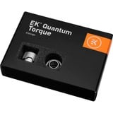EKWB EK-Quantum Torque 6-Pack HDC 12 - Satin Titanium, Connexion Argent, 6 pièces