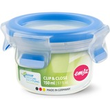 Emsa Récipient fraîcheur Clip & Close 0,15 L, Boîte Transparent/Bleu