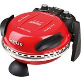 G3 Ferrari Delizia Machine et four à pizzas 1 pizza(s) 1200 W Rouge Rouge, 1 pizza(s), Acier inoxydable, 31 cm, Mécanique, 400 °C, Rouge
