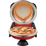 G3 Ferrari Delizia Machine et four à pizzas 1 pizza(s) 1200 W Rouge Rouge, 1 pizza(s), Acier inoxydable, 31 cm, Mécanique, 400 °C, Rouge