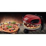 G3 Ferrari Delizia Machine et four à pizzas 1 pizza(s) 1200 W Rouge Rouge, 1 pizza(s), Acier inoxydable, 31 cm, Mécanique, 400 °C, Rouge