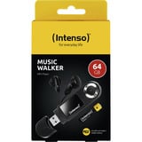 Intenso Music Walker, Lecteur MP3 Noir