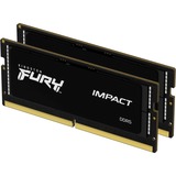Kingston FURY 32 Go DDR5-6400 (2x 16 Go) mémoire PC portable Noir, KF564S38IBK2-32, SO-DIMM, XMP 3.0