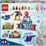 LEGO Marvel - Le QG des lanceurs de toile de l’équipe Spidey, Jouets de construction 10794