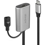 Lindy 43271 câble USB 5 m USB 3.2 Gen 1 (3.1 Gen 1) USB C Noir, Câble d'extension Noir, 5 m, USB C, USB C, USB 3.2 Gen 1 (3.1 Gen 1), 5000 Mbit/s, Noir