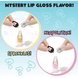 MGA Entertainment Yummiland Lip Gloss Doll Series 2- Mystery Chase 1 (Sprinkles/Ava Ice Cream), Poupée Mini poupée, Femelle, 4 an(s), 100 mm, Multicolore