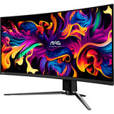 MSI MAG 341CQPDE QD-OLED écran plat de PC 86,4 cm (34") 3440 x 1440 pixels UltraWide Quad HD Noir 34.2" Moniteur gaming incurvé Noir, 1x DisplayPort, 2x HDMI, 1x USB-C, 2x USB-A, 175 Hz, 86,4 cm (34"), 3440 x 1440 pixels, UltraWide Quad HD, QD-OLED, 0,03 ms, Noir