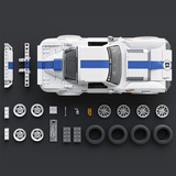 Mattel Brick Shop Hot Wheels Corvette Grand Sport, Jouets de construction Jeu de construction, 10 an(s), Plastique, 918 pièce(s), 1,68 kg