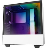 NZXT H510i Window White, Moyen tour Noir/Blanc, USB-A 3.2 (5 Gbit/s), USB-C 3.2 (10 Gbit/s), Audio, Window-kit