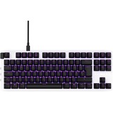 NZXT KB-1TKDE-WR clavier USB QWERTZ Allemand Blanc, clavier gaming Blanc/Noir, Layout DE, Gateron Red, Sans clé (80 - 87%), USB, Clavier mécanique, QWERTZ, LED, Blanc