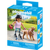 PLAYMOBIL My Life Inlinerin avec Retriever, Jouets de construction 