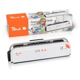 Peach PB200-70 relieuse thermique 300 feuilles 60 s Blanc Blanc/Orange, 300 feuilles, 60 s, Blanc, 1,5 cm, 180 s, 80 g/m²