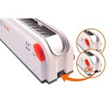 Peach PB200-70 relieuse thermique 60 s 300 feuilles Blanc Blanc/Orange, 300 feuilles, Blanc, 60 s, 1,5 cm, 180 s, 80 g/m²