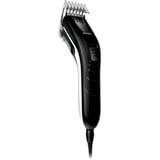 Philips Tondeuse à cheveux familiale avec lames en acier inoxydable Noir, Noir, Blanc, 3 mm, 2,1 cm, 4,1 cm, Secteur, 4,1 cm