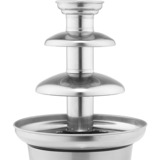 Princess 01.292998.01.001 Fontaine à chocolat XL Argent/Noir, Acier inoxydable, Acier inoxydable, 600 g, 700 ml, Secteur, 90 W