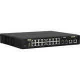 QNAP QSW-M2116P-2T2S commutateur réseau Géré L2 2.5G Ethernet Connexion Ethernet, supportant l'alimentation via ce port (PoE) Noir, Switch Géré, L2, 2.5G Ethernet, Full duplex, Connexion Ethernet, supportant l'alimentation via ce port (PoE), Grille de montage