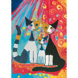 Schmidt Spiele Rosina Wachtmeister: Famille de chats heureuse, Puzzle 