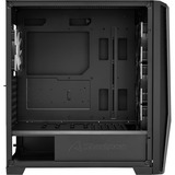 Sharkoon TG7M RGB, Moyenne tour Noir, 2x USB-A 3.2 (5 Gbit/s), USB-C 3.2 (10 Gbit/s), 2x Audio, Window-kit