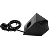 Shelly Adaptateur de prise pour support, Prise de courant Noir