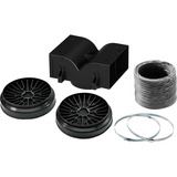 Siemens LZ11EKU11 Accessoire pour hotte, Ensemble de conversion Noir, 1,7 kg, 260 mm, 360 mm, 190 mm, 2 kg
