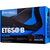 SilverStone SST-ET650-B v1.4 alimentation  650 watt Noir, 4x PCIe