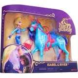 Spin Master Coffret Licorne Et Poupee River Et Isabel Unicorn Academy, Figurine Coffret Licorne Et Poupee River Et Isabel Unicorn Academy, Poupée mannequin, Femelle, 4 an(s), Fille, 115 mm, 180 g