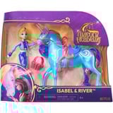 Spin Master Coffret Licorne Et Poupee River Et Isabel Unicorn Academy, Figurine Coffret Licorne Et Poupee River Et Isabel Unicorn Academy, Poupée mannequin, Femelle, 4 an(s), Fille, 115 mm, 180 g