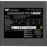 Thermaltake Germanium Pro RGB alimentation modulaire 1000 watt Noir, 1x 12V-2x6, 5x PCIe
