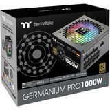 Thermaltake Germanium Pro RGB alimentation modulaire 1000 watt Noir, 1x 12V-2x6, 5x PCIe