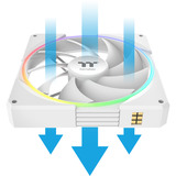Thermaltake TS 140 EX RGB ventilateurs de boîtier Blanc, 3 pièces, 140 x 140 x 25 mm