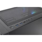 Thermaltake Versa H16 TG ARGB boîtier mini tower Noir | 3x USB-A | RGB | Verre Trempé