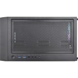 Thermaltake Versa H16 TG ARGB boîtier mini tower Noir | 3x USB-A | RGB | Verre Trempé