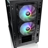 Thermaltake Versa H16 TG ARGB boîtier mini tower Noir | 3x USB-A | RGB | Verre Trempé