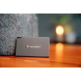Verbatim 32030 lecteur à circuits intégrés externe 512 Go USB Type-C USB 3.2 Gen 2x2 Gris SSD 512 Go, USB Type-C, USB 3.2 Gen 2x2, 2000 Mo/s, 10 Gbit/s, Gris