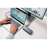 Verbatim CDS-15SSD Avec fil USB 3.2 Gen 1 (3.1 Gen 1) Type-C Noir, Gris, Station d'accueil Aluminium/Noir, Avec fil, USB 3.2 Gen 1 (3.1 Gen 1) Type-C, 100 W, 3,5 mm, 1000 Mbit/s, Noir, Gris