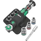 Wera 8009 Zyklop Pocket Set Imperial 2, 18 pièces, Set d'embouts de vissage Noir/Vert